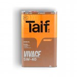 Моторное масло TAIF VIVACE 5W40 A3/B4 SN/CF, 4л